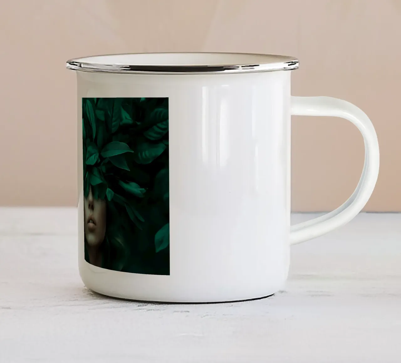 Arte da parete di Imagine tazza in smalto da Imagine