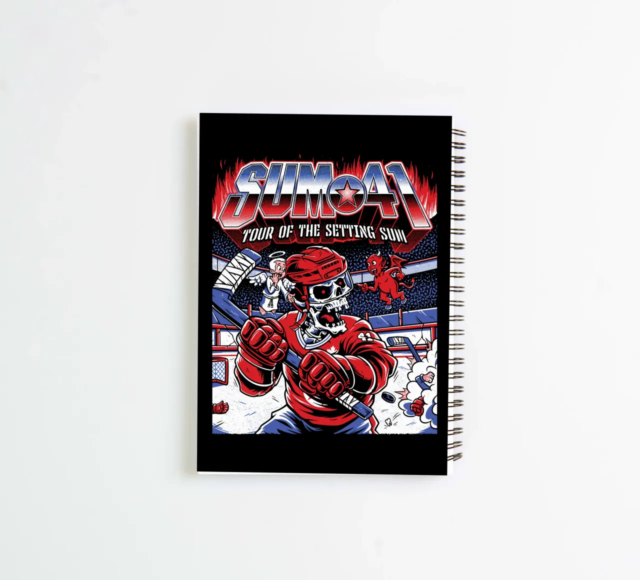 Sum 41 The Setting V3 spiral notebook by lindacleveland