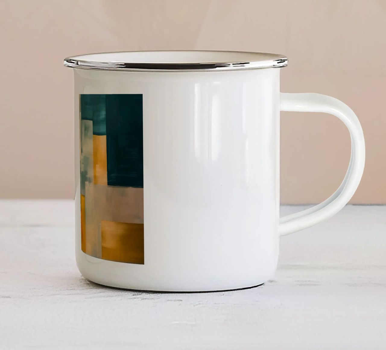 Arte da parete di Imagine tazza in smalto da Imagine