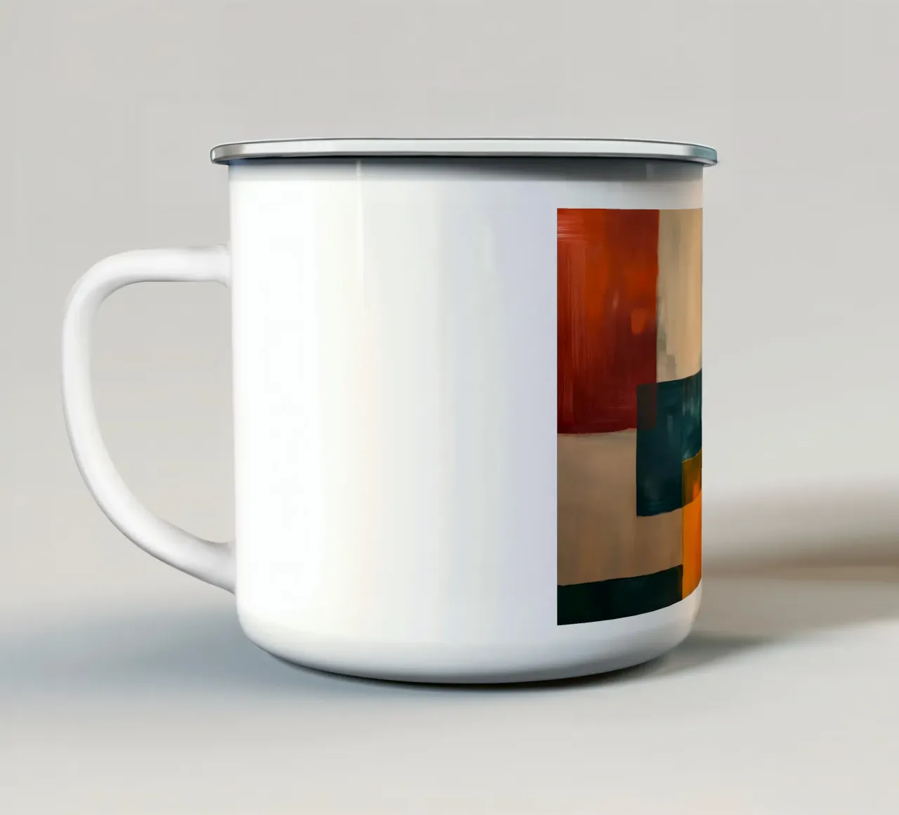 Arte da parete di Imagine tazza in smalto da Imagine