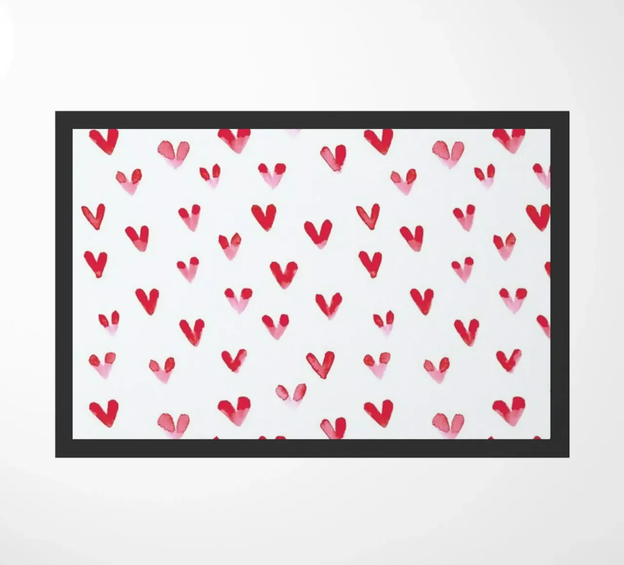 Hearts doormat by Sabrina Ziegenhorn