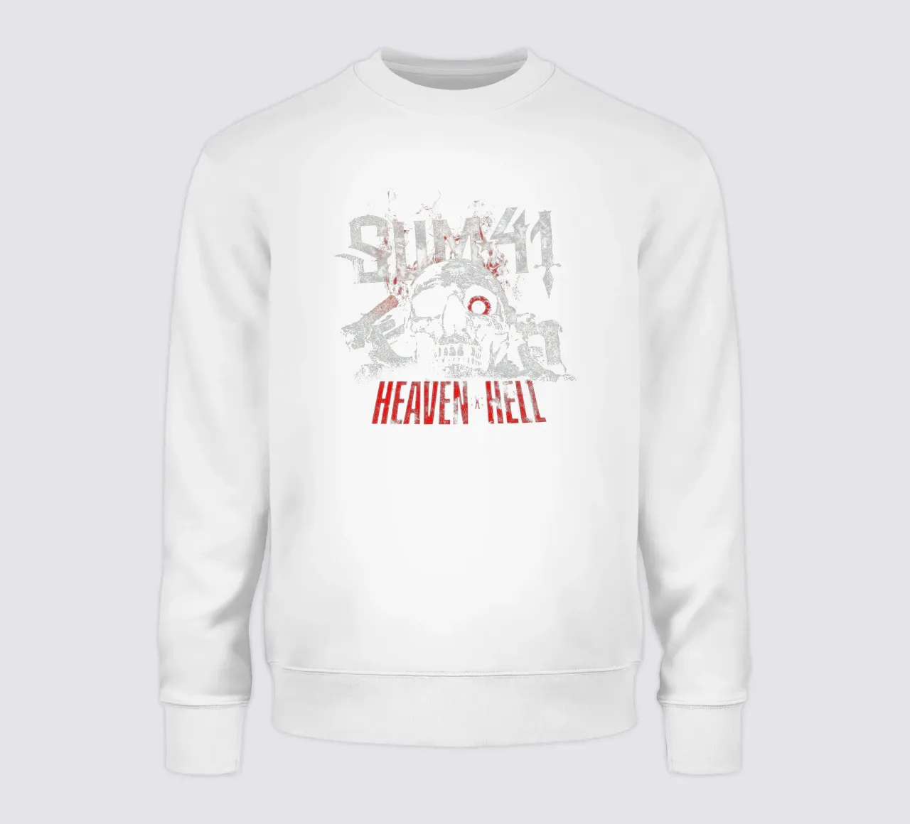 Sum 41 Skull Black sweatshirt by lindacleveland