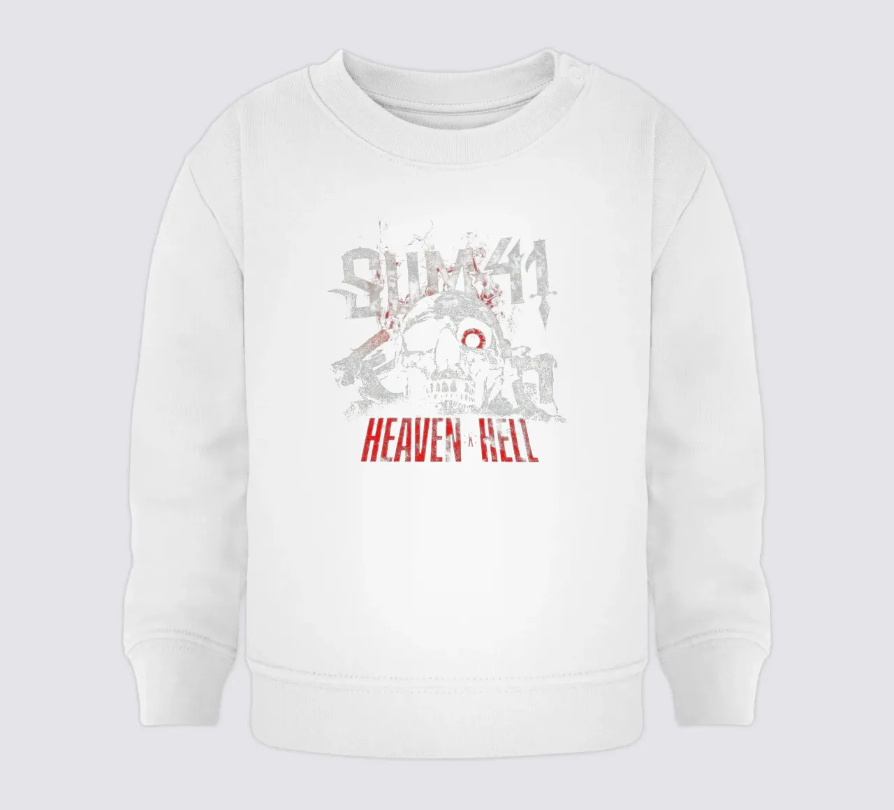 Sum 41 Skull Black felpa neonato da lindacleveland