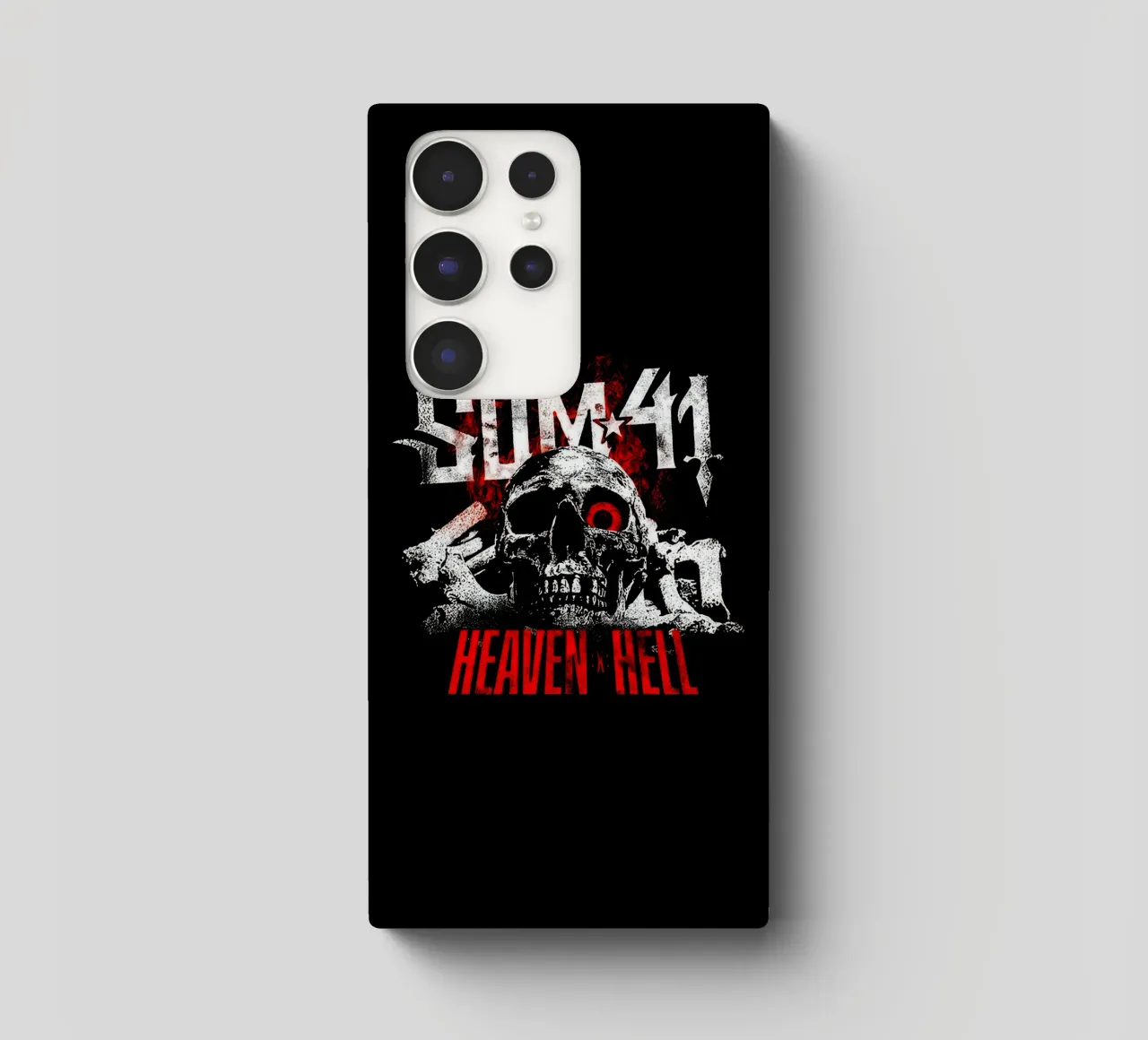 Sum 41 Skull Black samsung hoesje van lindacleveland