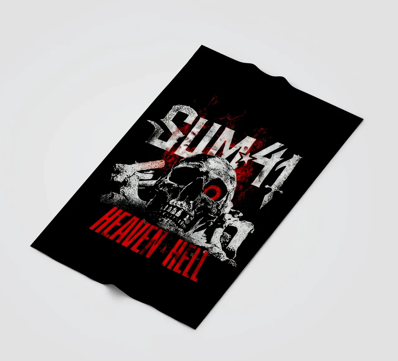 Sum 41 Skull Black coperta in pile da lindacleveland