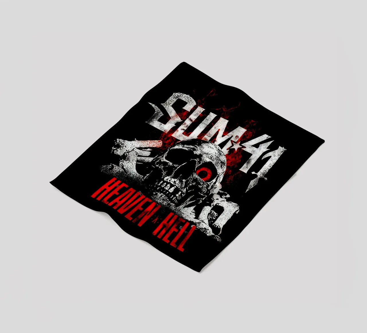 Sum 41 Skull Black coperta in pile da lindacleveland