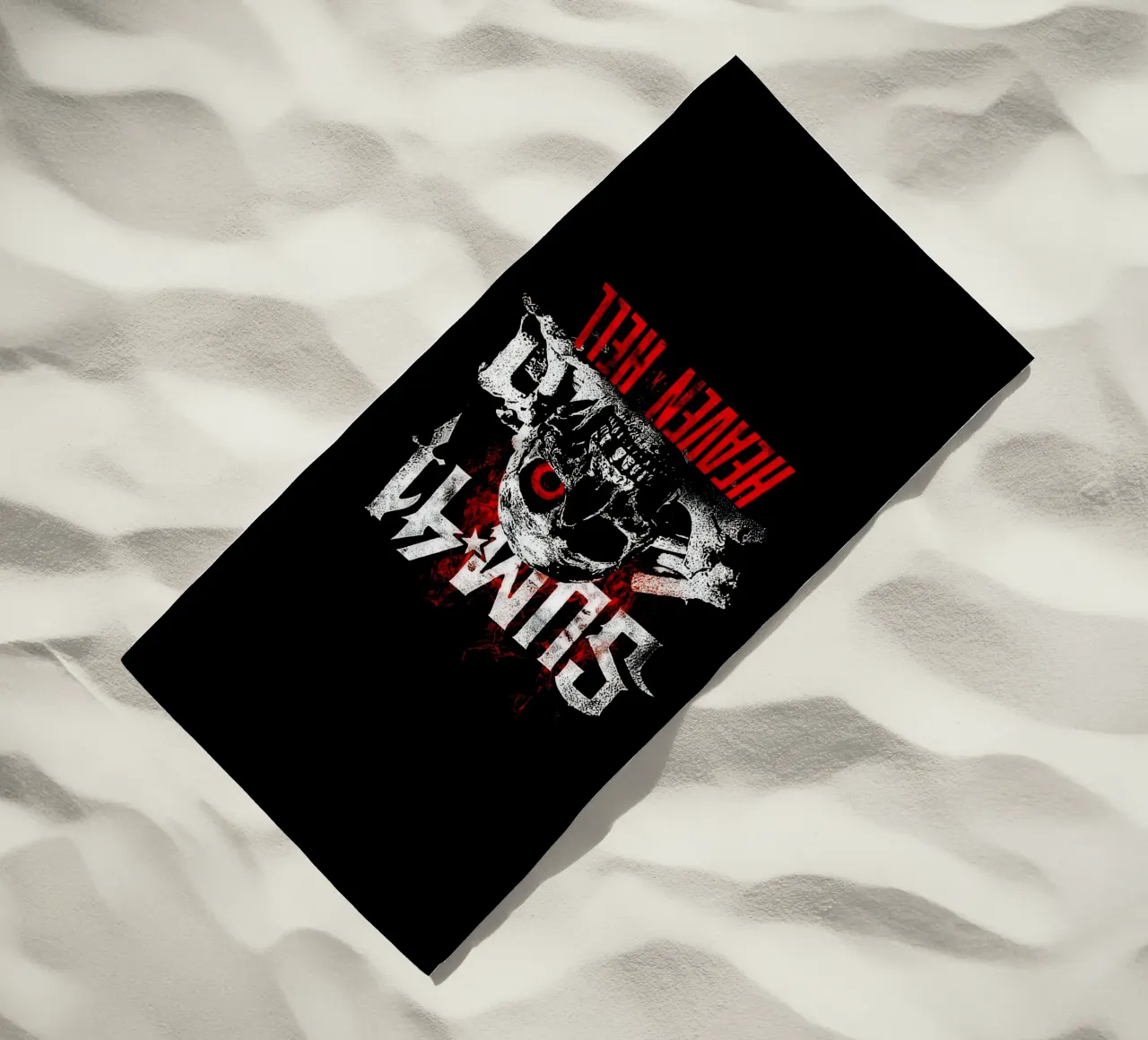 Sum 41 Skull Black telo mare da lindacleveland