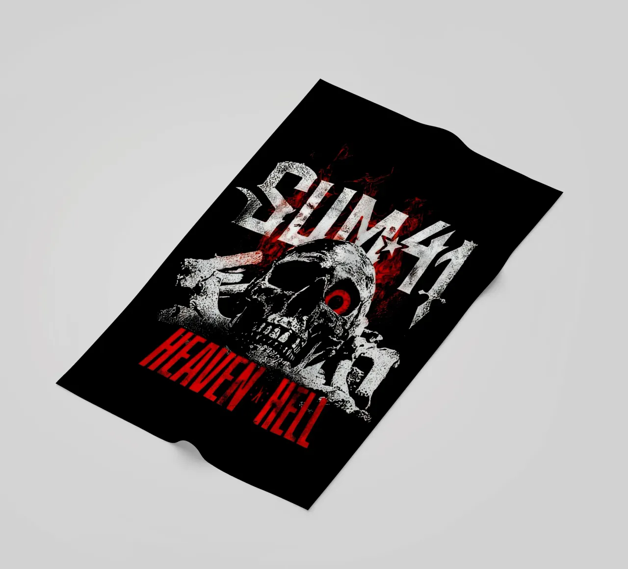 Sum 41 Skull Black telo mare da lindacleveland