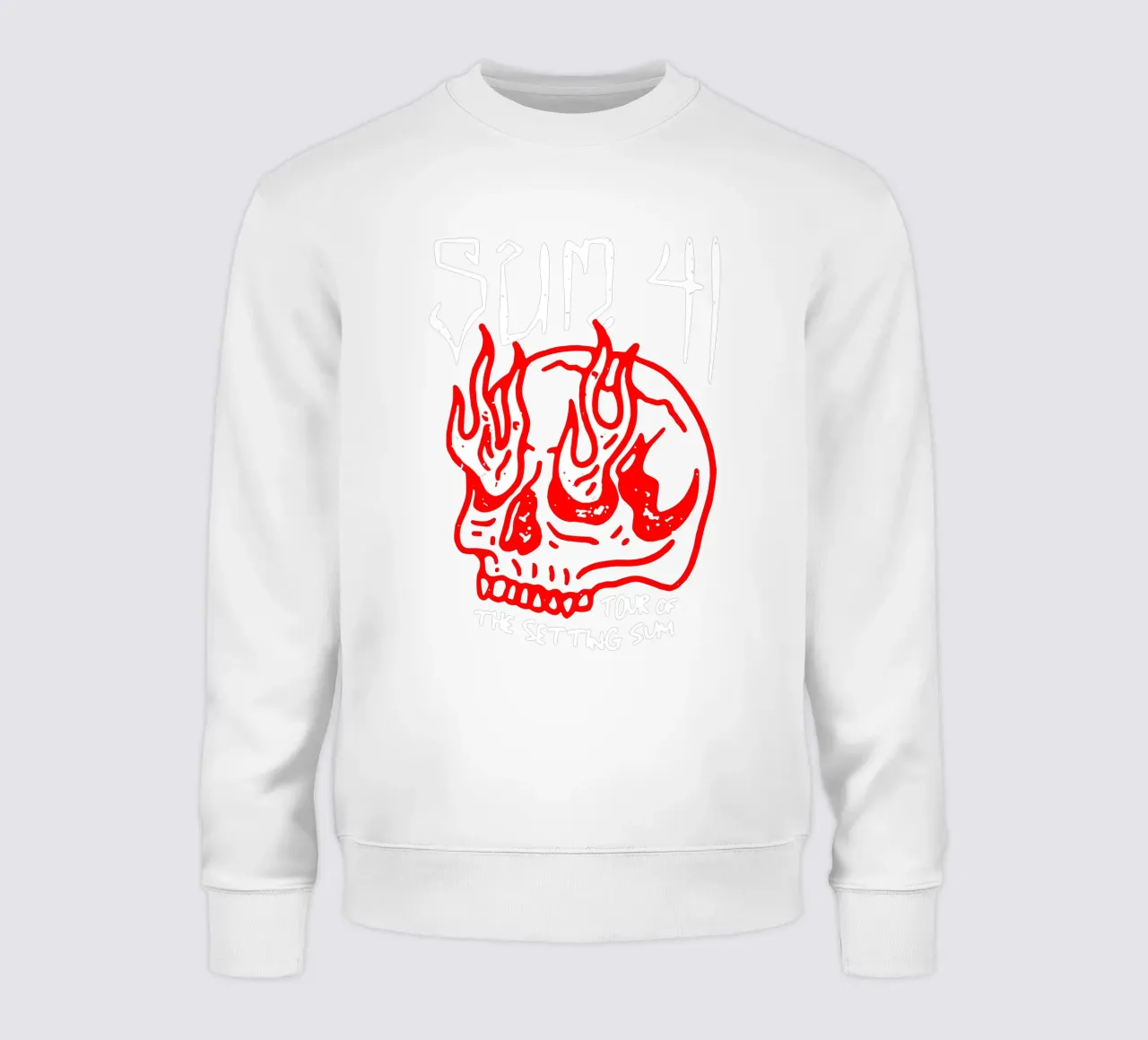 Sum 41 Skull Sketch Tour felpa da lindacleveland