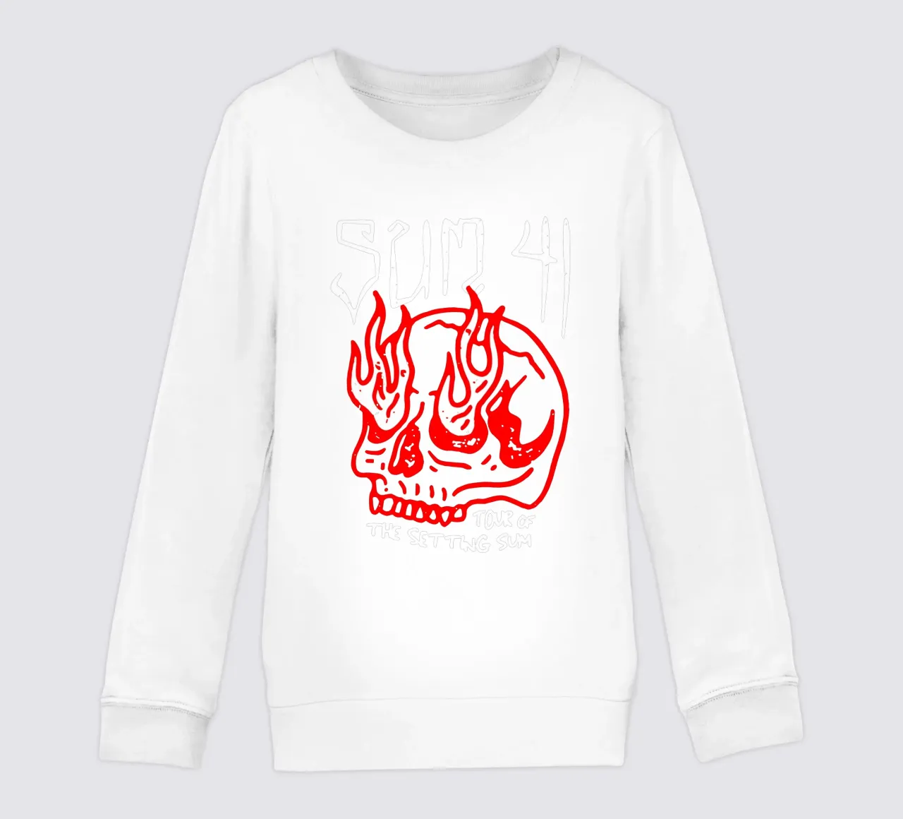Sum 41 Skull Sketch Tour felpa bambino da lindacleveland