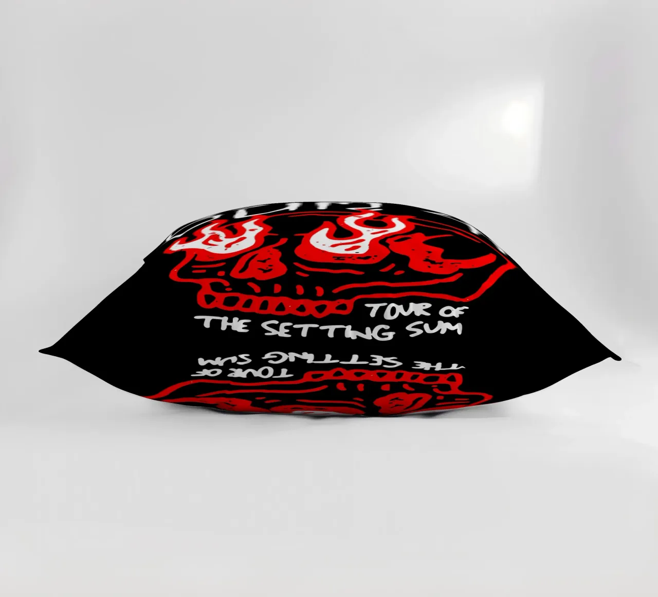 Sum 41 Skull Sketch Tour cuscino da lindacleveland