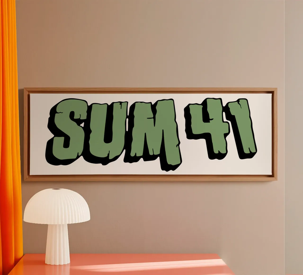 Sum 41 Snowboard Skateboard tela da lindacleveland