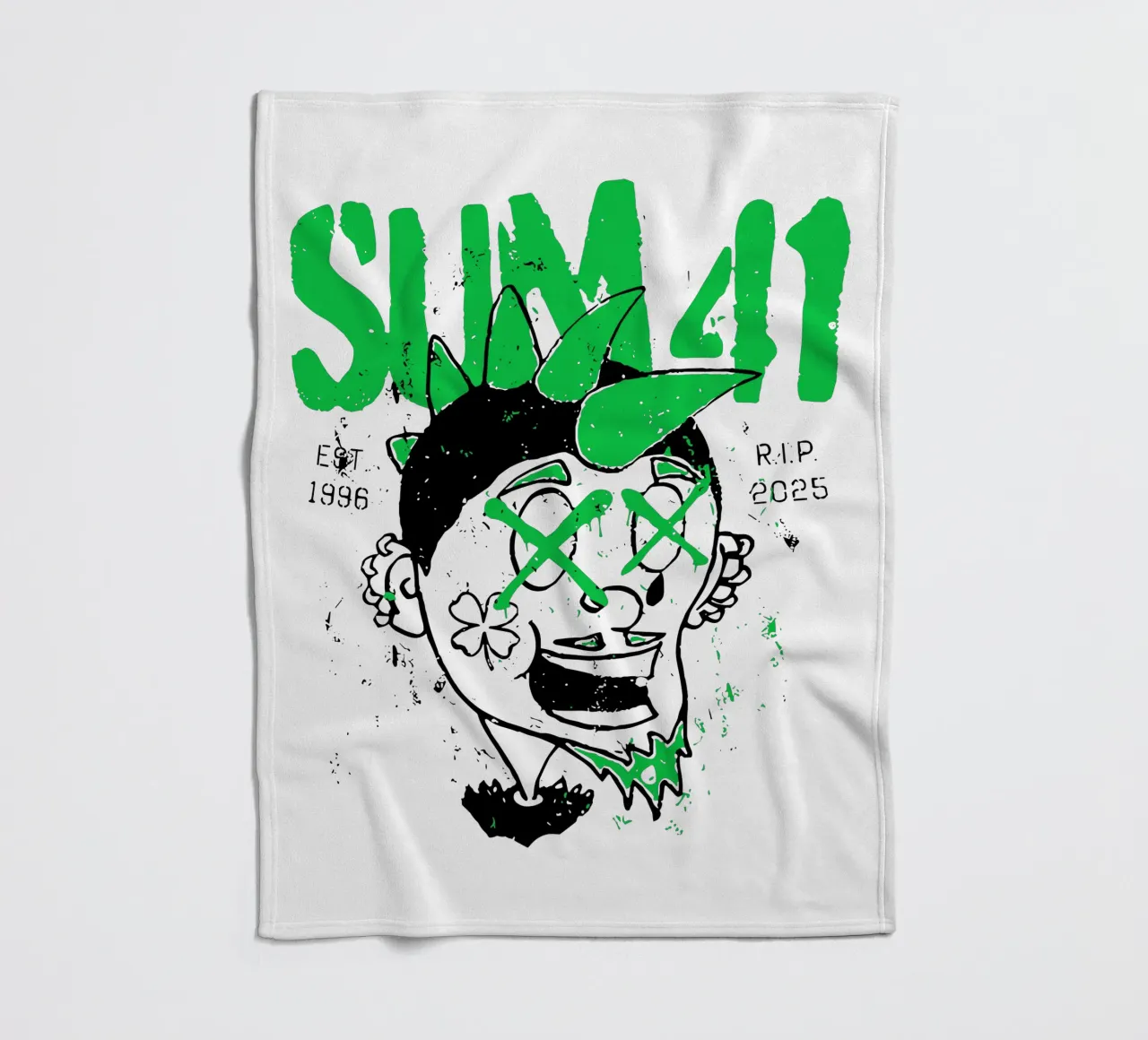 Sum 41 St. Patrick's Day coperta in pile da lindacleveland