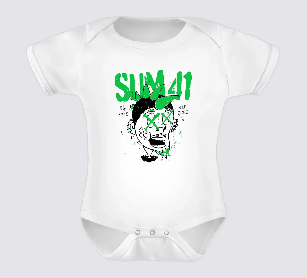 Sum 41 St. Patrick's Day body neonato maniche corte da lindacleveland