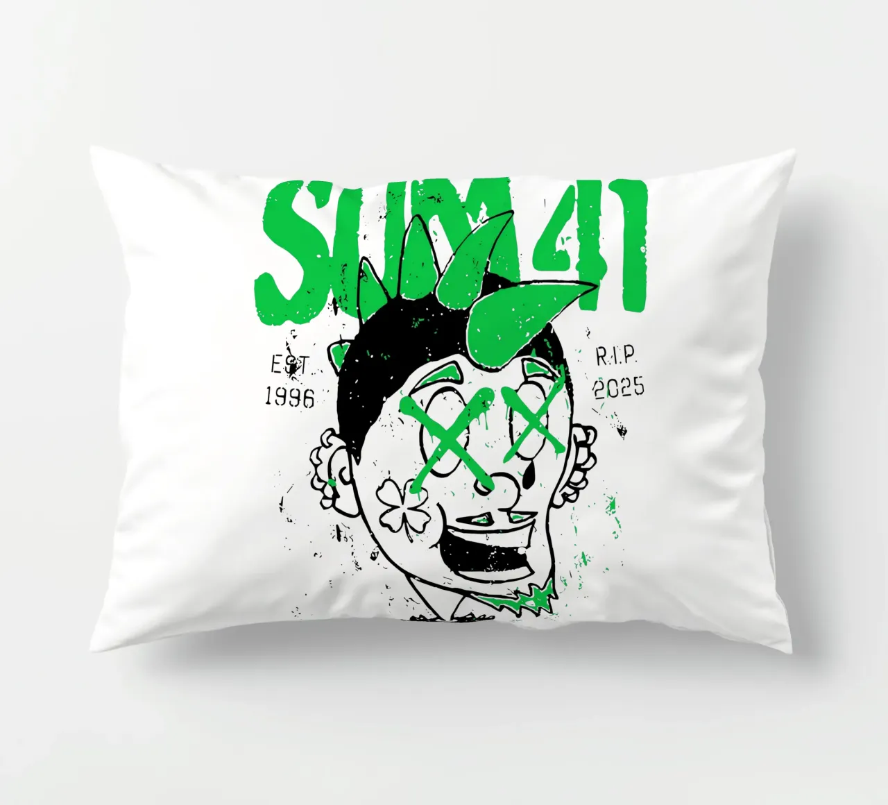 Sum 41 St. Patrick's Day cuscino da lindacleveland