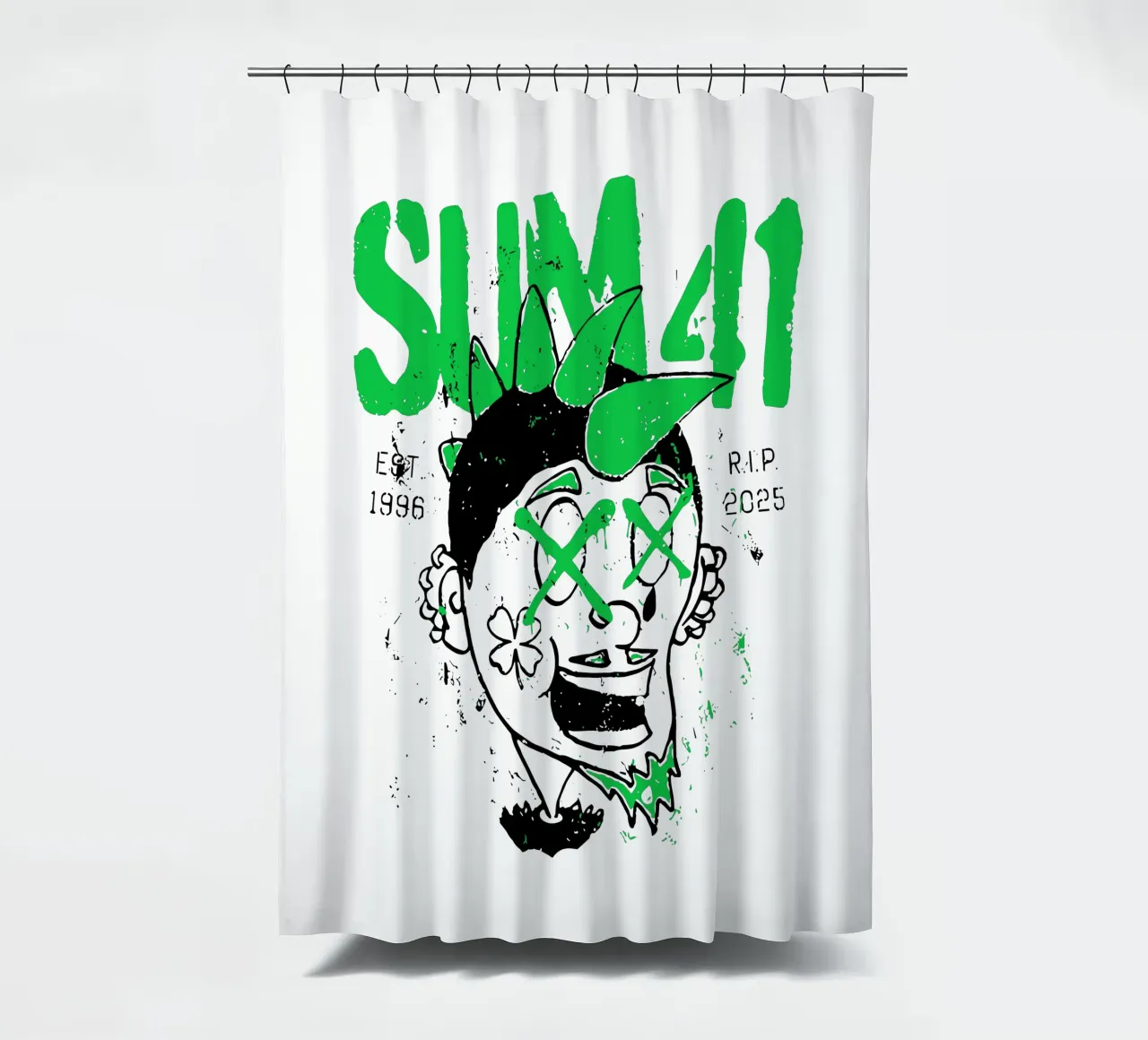 Sum 41 St. Patrick's Day tenda da doccia da lindacleveland