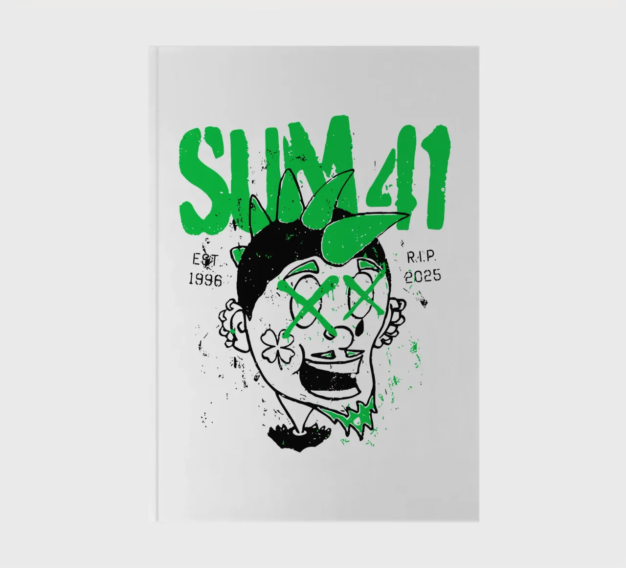 Sum 41 St. Patrick's Day notebook by lindacleveland