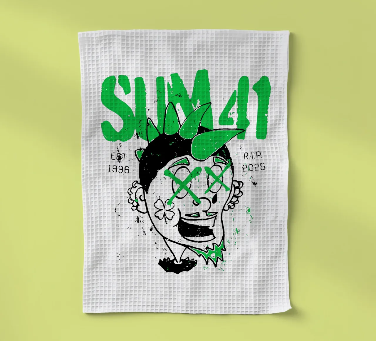 Sum 41 St. Patrick's Day canovaccio da cucina da lindacleveland