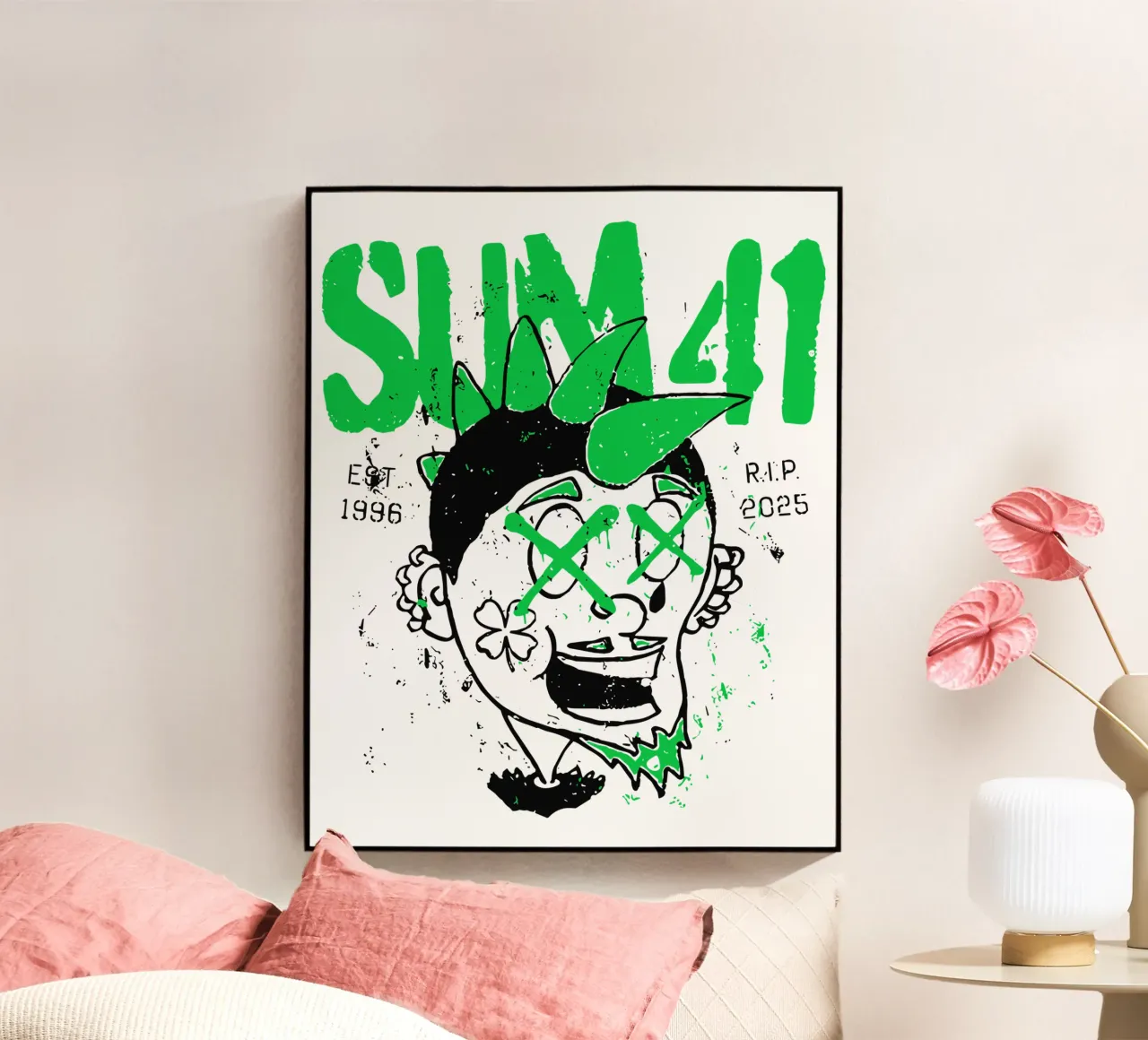 Sum 41 St. Patrick's Day plexiglass da lindacleveland