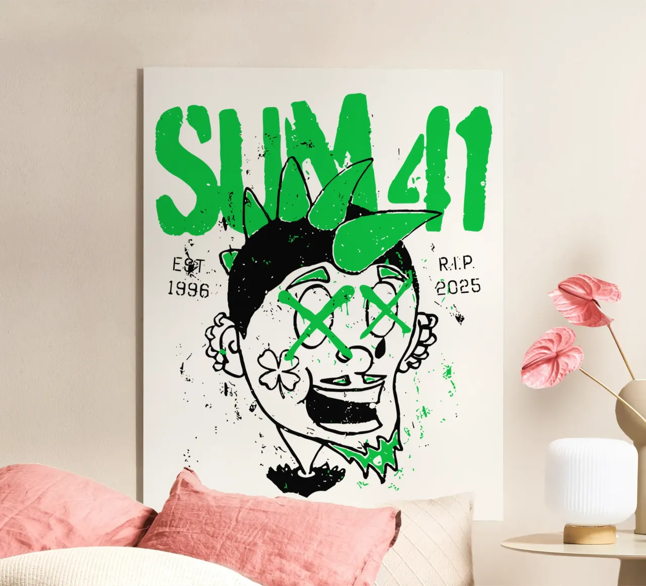 Sum 41 St. Patrick's Day plexiglass da lindacleveland