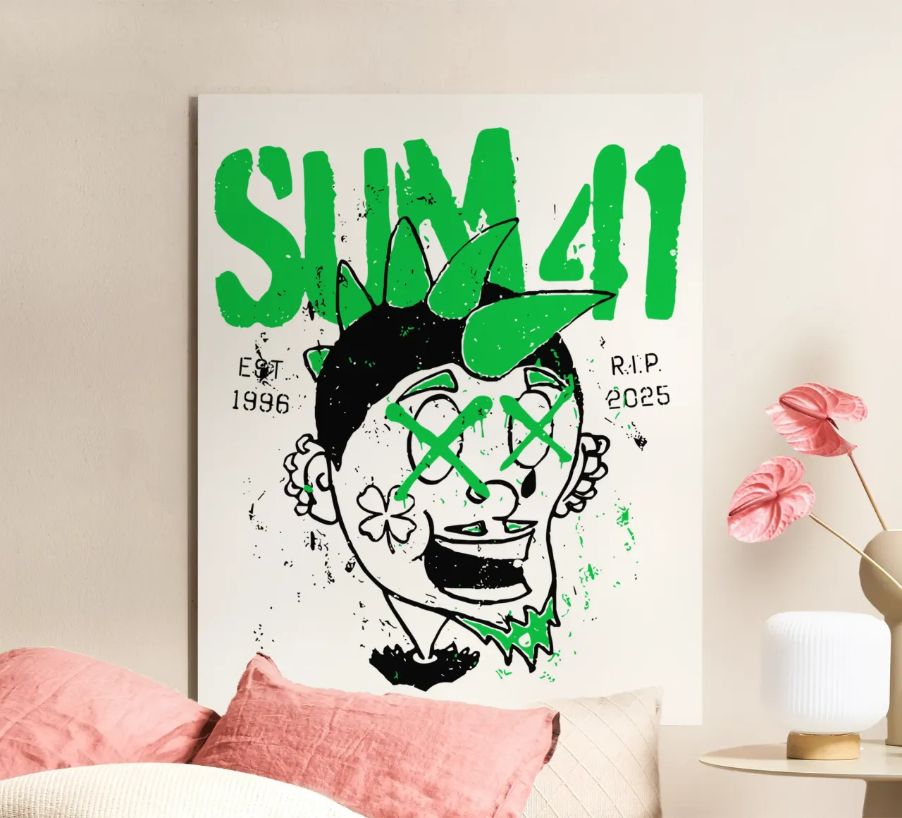 Sum 41 St. Patrick's Day alluminio dibond da lindacleveland