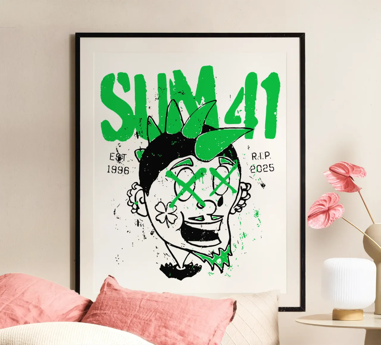 Sum 41 St. Patrick's Day carta hahnemühle da lindacleveland