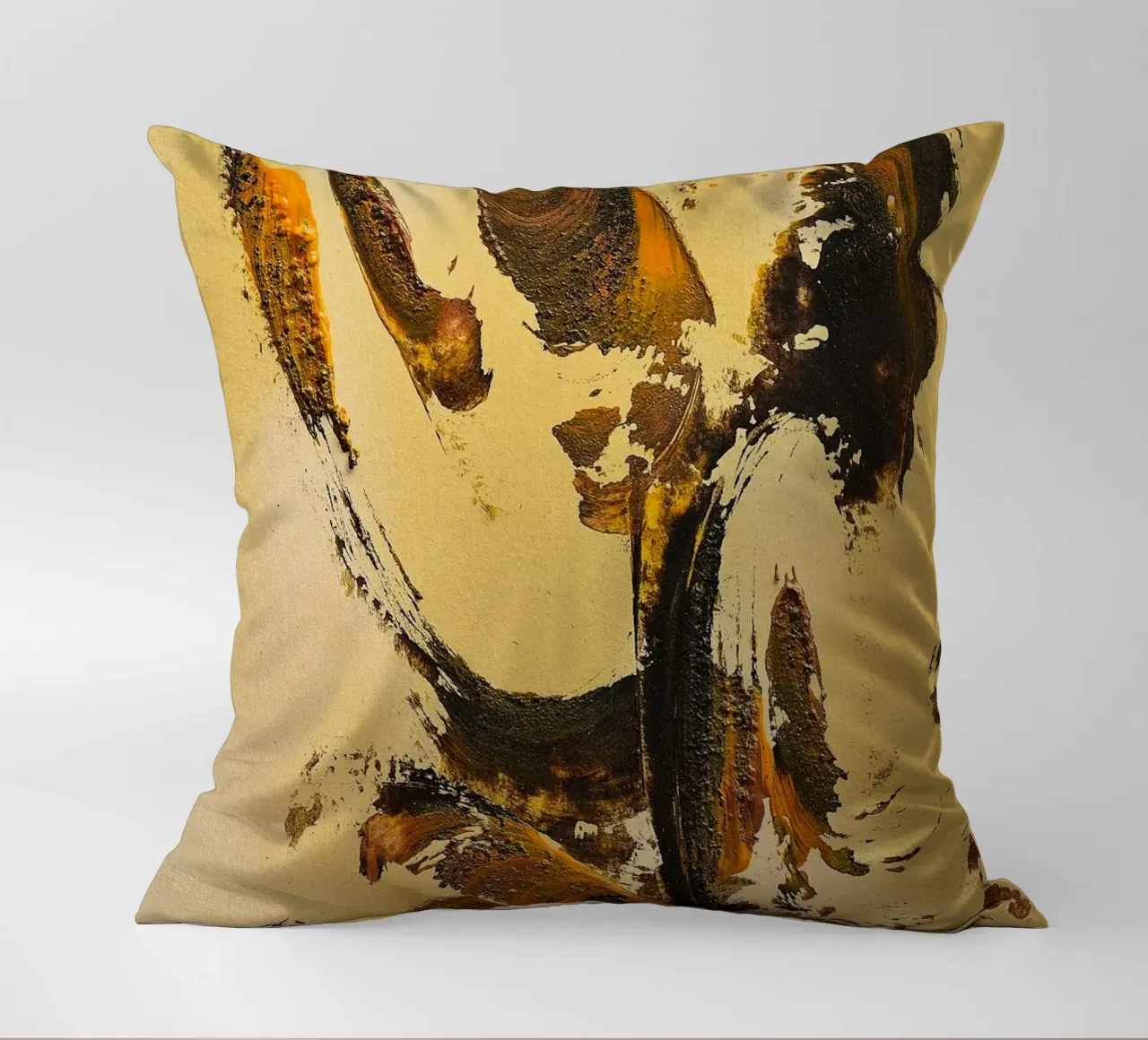 MESSAGE FROM THE HEART 34 cuscino da Thierry Vobmann Abstract painting