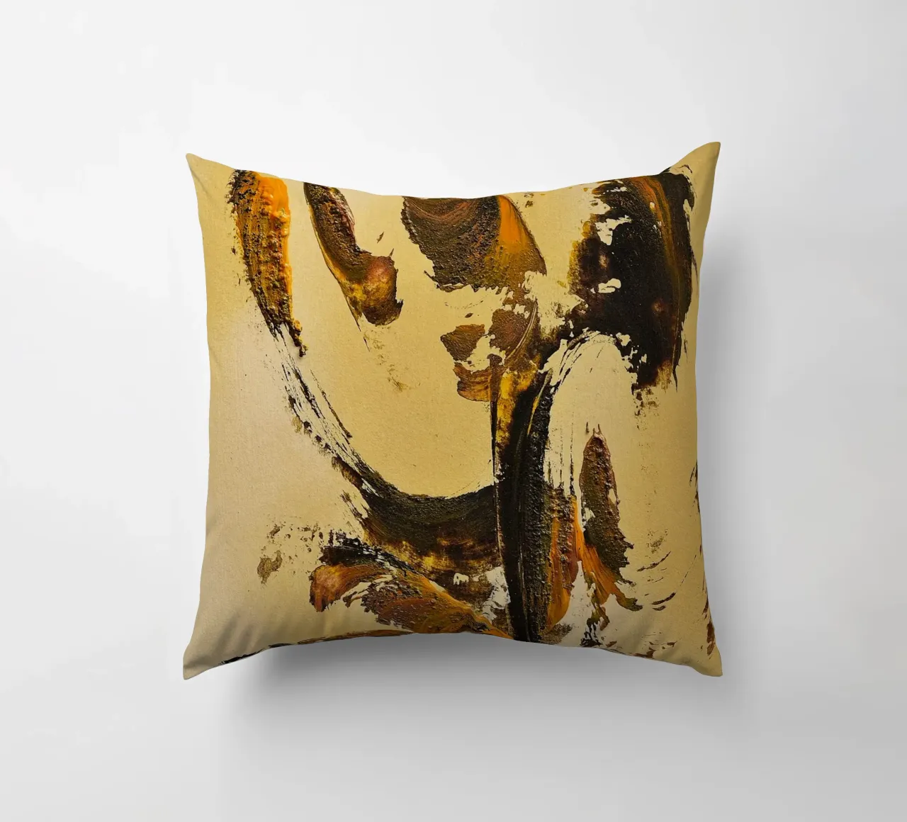 MESSAGE FROM THE HEART 34 cuscino da Thierry Vobmann Abstract painting