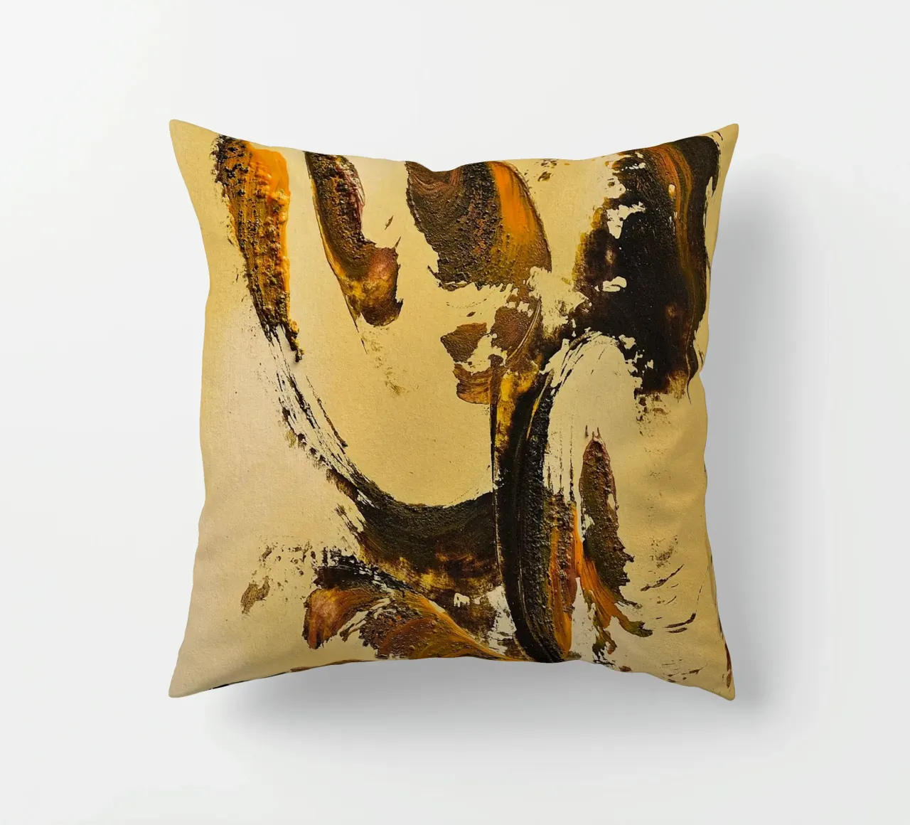 MESSAGE FROM THE HEART 34 cuscino da Thierry Vobmann Abstract painting