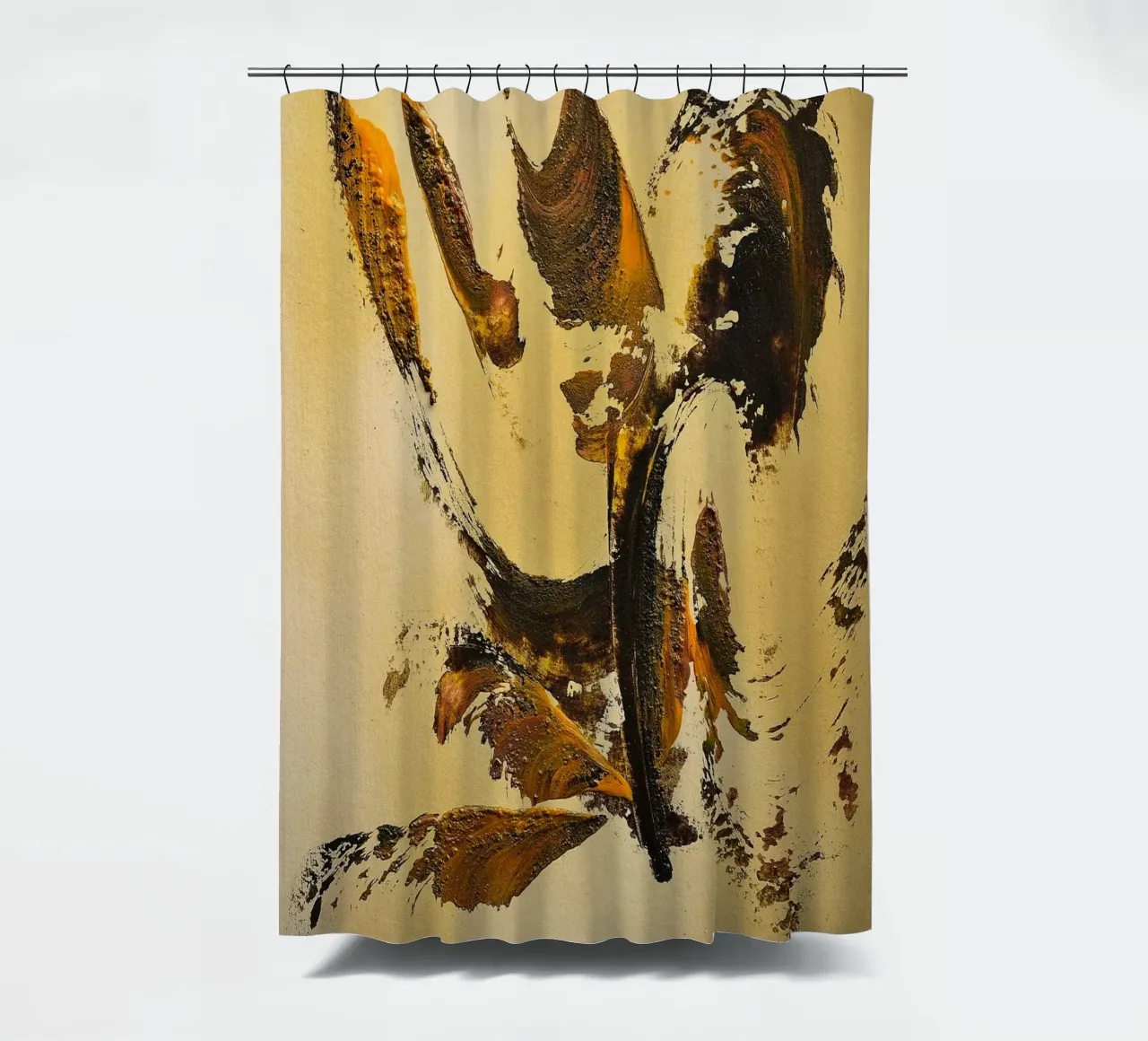 MESSAGE FROM THE HEART 34 tenda da doccia da Thierry Vobmann Abstract painting