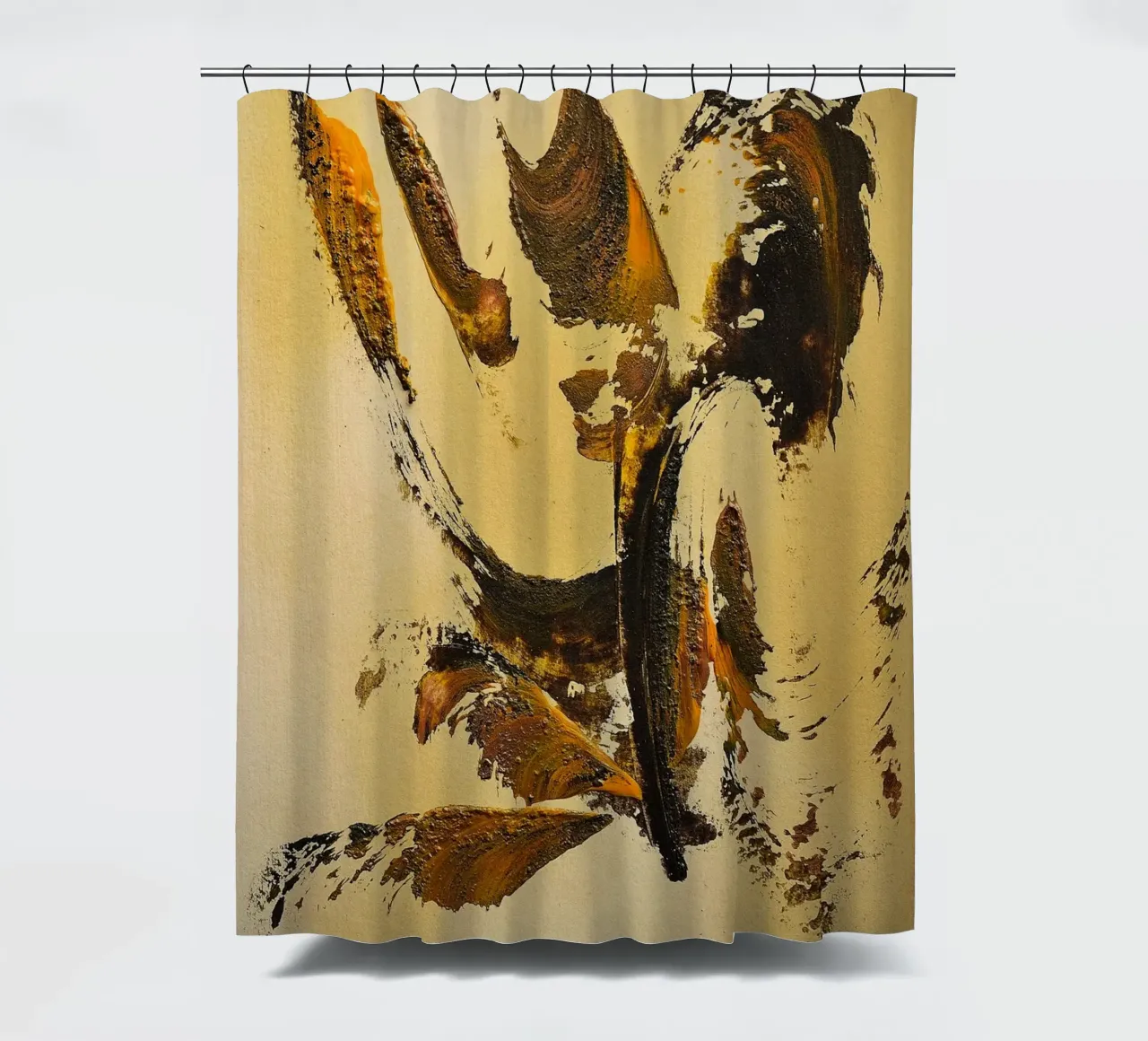 MESSAGE FROM THE HEART 34 tenda da doccia da Thierry Vobmann Abstract painting