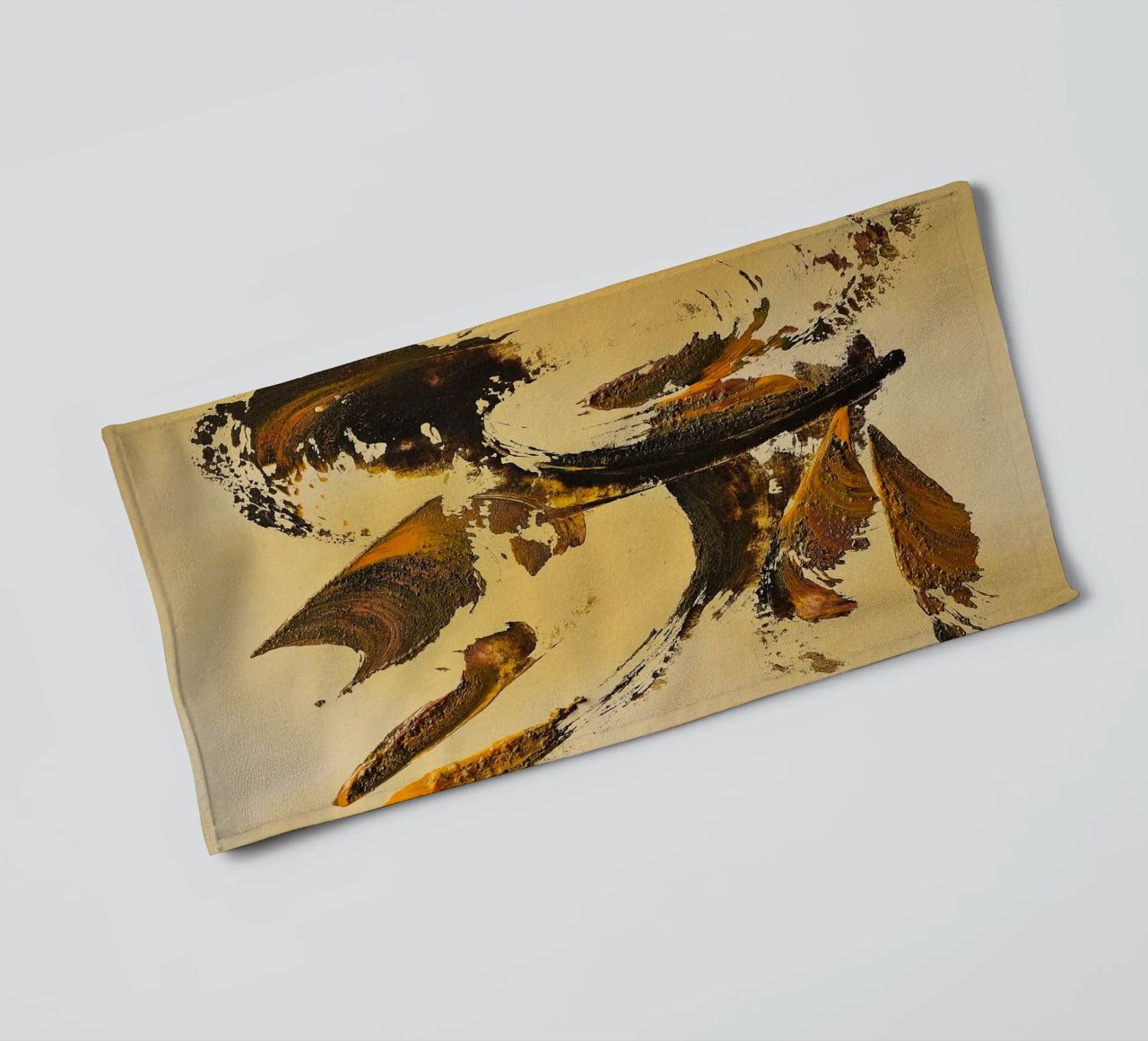 MESSAGE FROM THE HEART 34 asciugamano da bagno da Thierry Vobmann Abstract painting