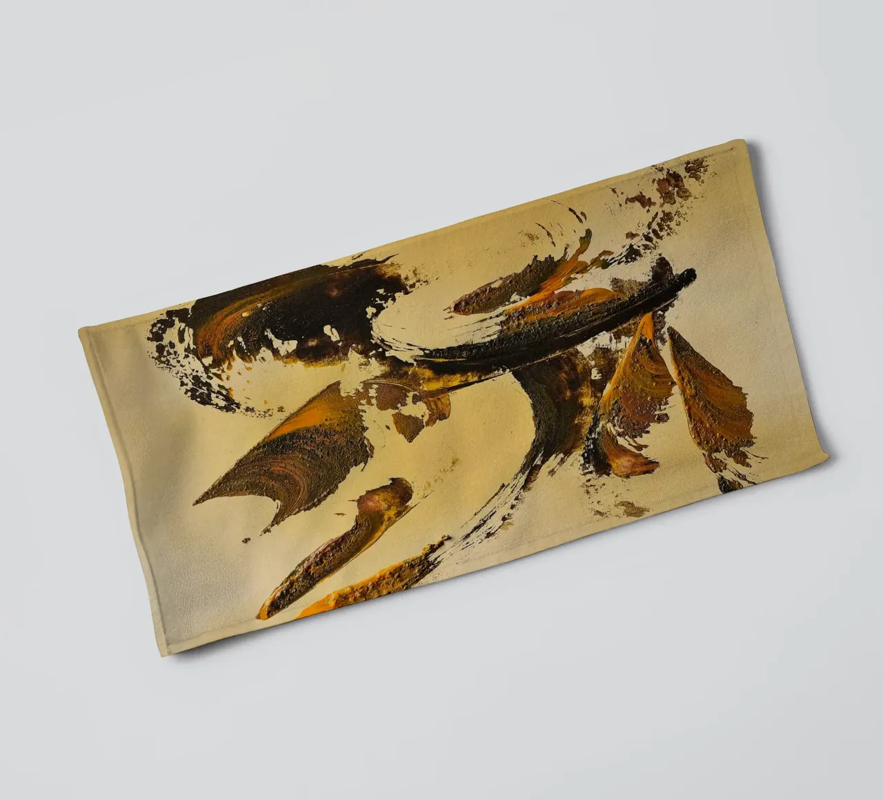 MESSAGE FROM THE HEART 34 asciugamano da bagno da Thierry Vobmann Abstract painting
