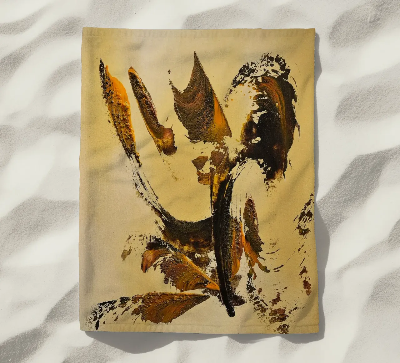 MESSAGE FROM THE HEART 34 telo mare da Thierry Vobmann Abstract painting