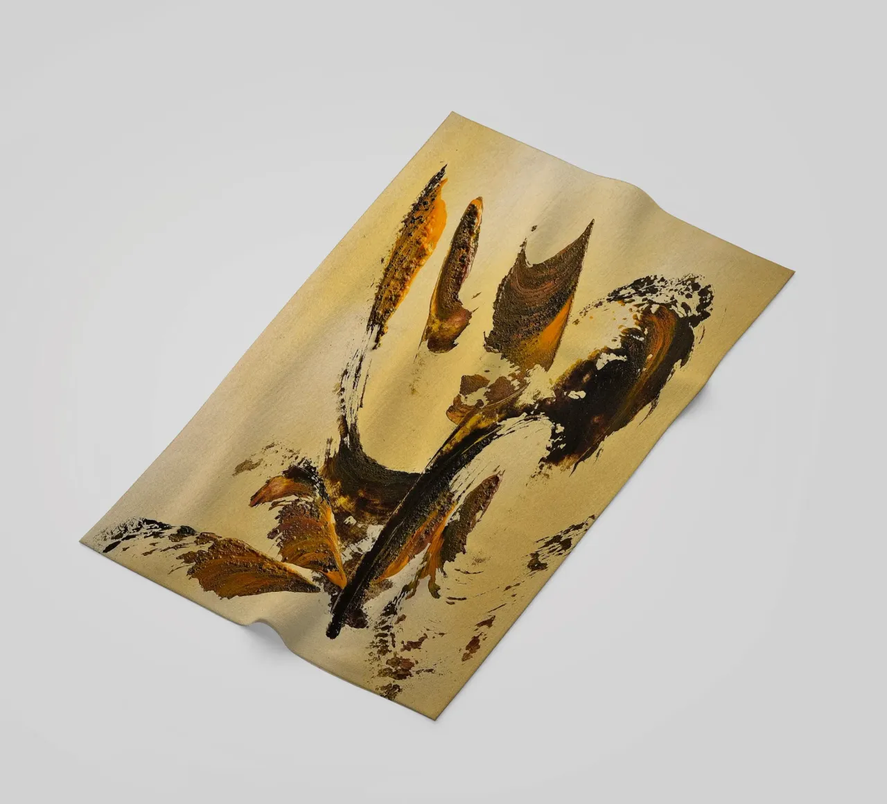 MESSAGE FROM THE HEART 34 telo mare da Thierry Vobmann Abstract painting