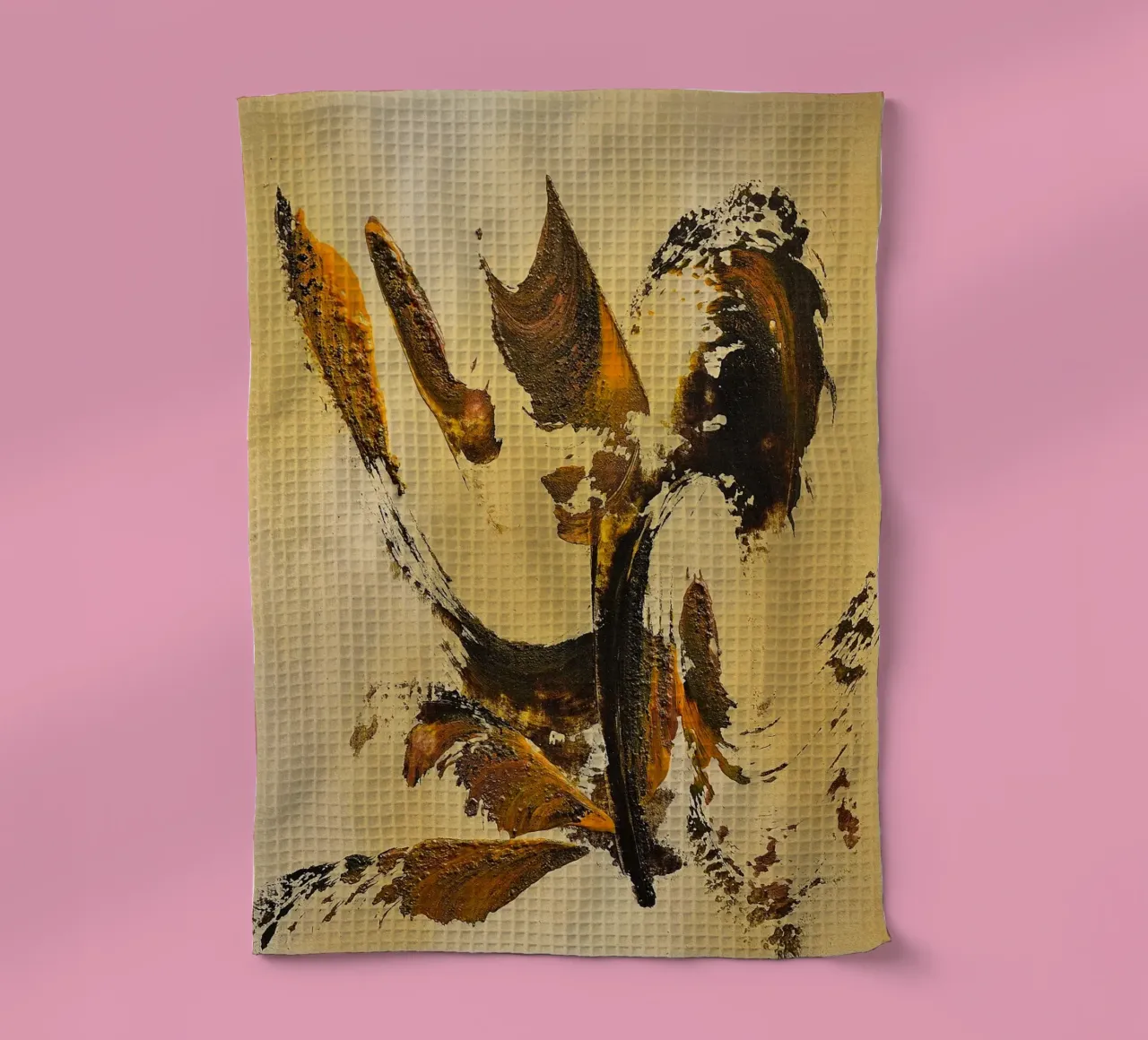 MESSAGE FROM THE HEART 34 Geschirrtuch von Thierry Vobmann Abstract painting