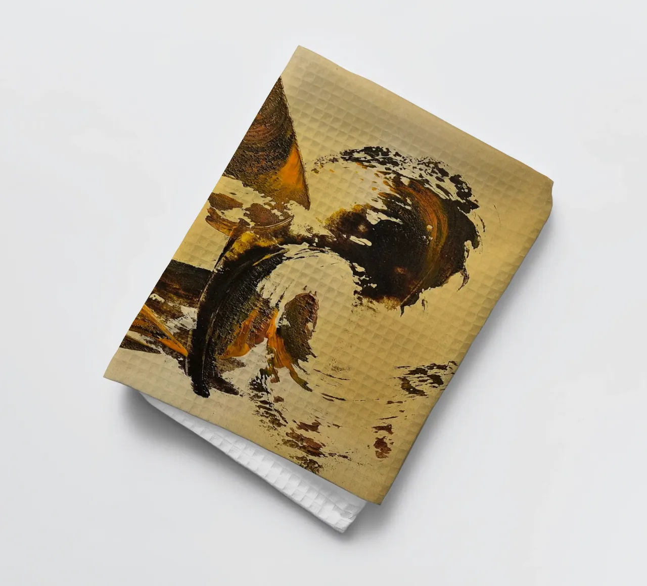 MESSAGE FROM THE HEART 34 Geschirrtuch von Thierry Vobmann Abstract painting