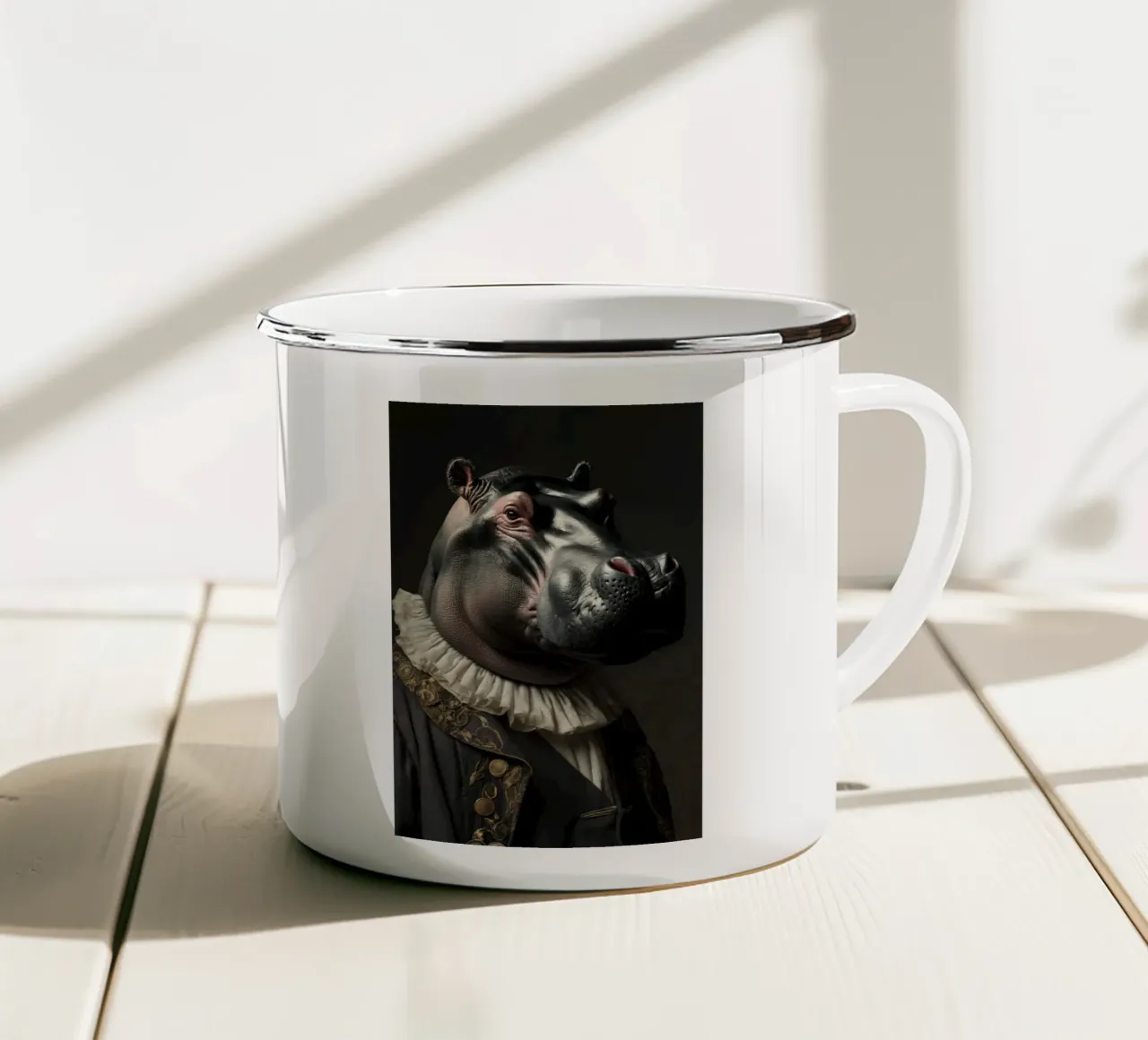 Arte da parete di Imagine tazza in smalto da Imagine