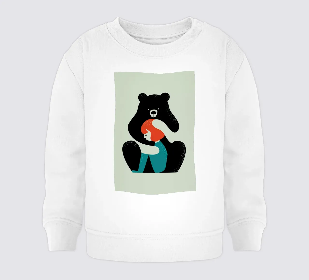 Bearhug baby sweatshirt by Doozal
