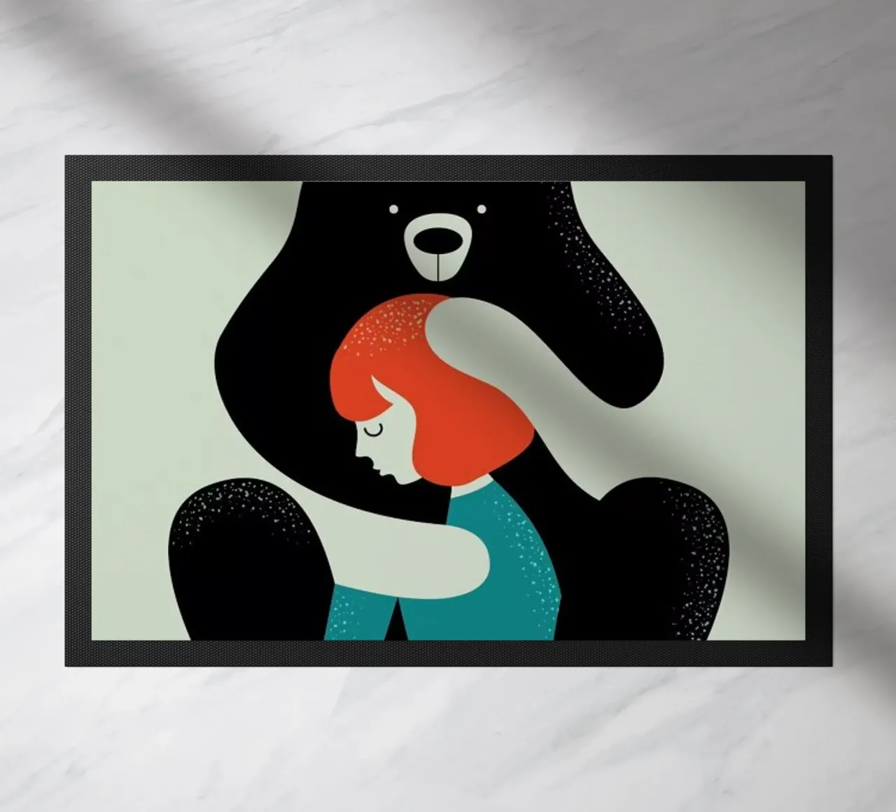 Bearhug deurmat van Doozal