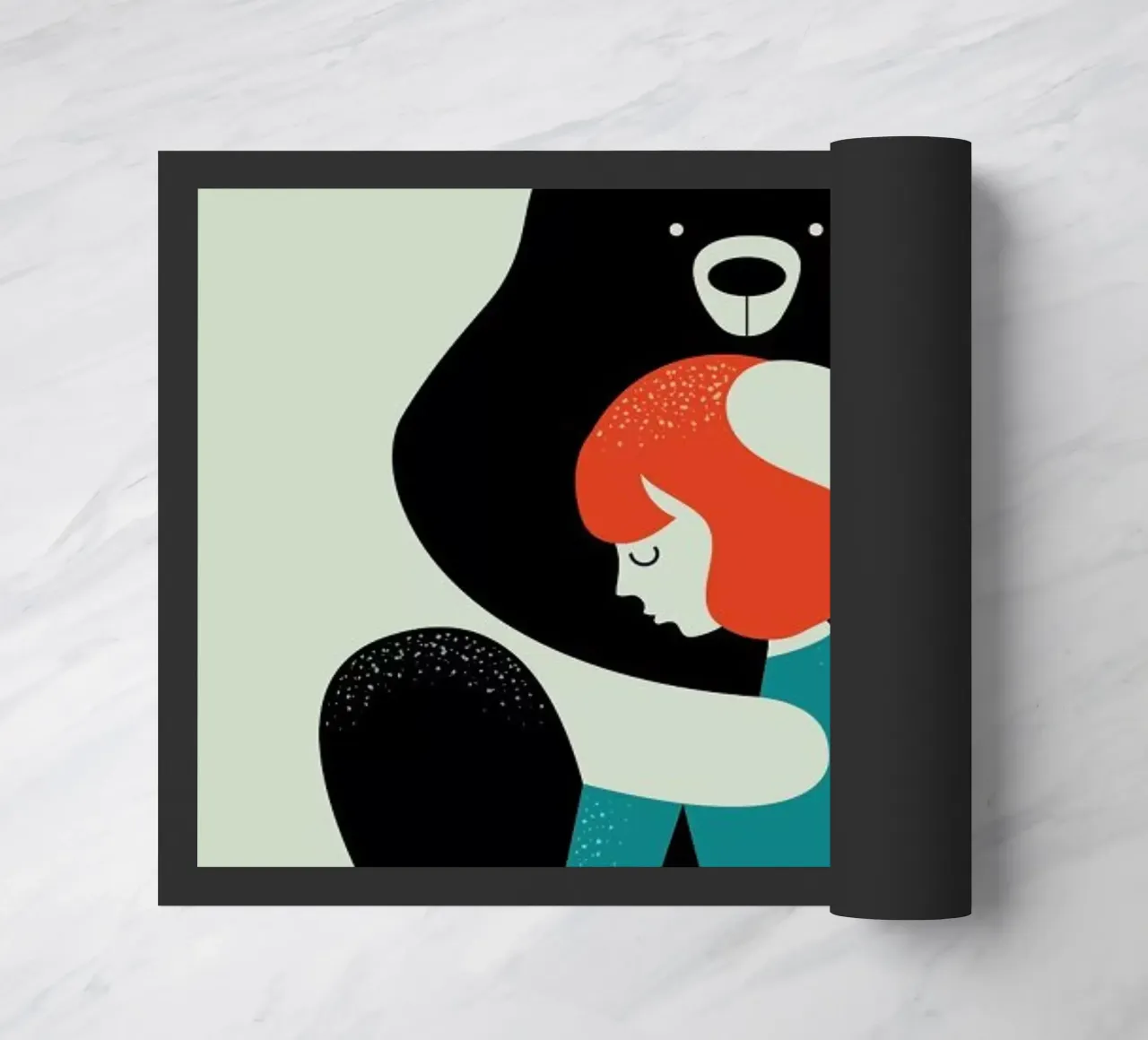 Bearhug deurmat van Doozal