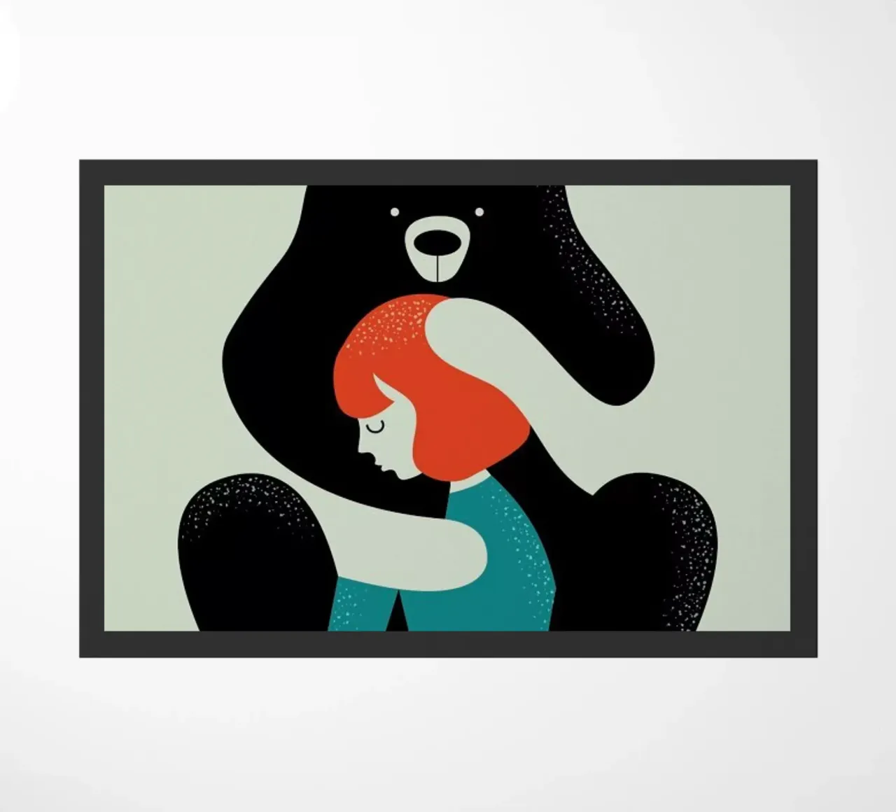 Bearhug deurmat van Doozal