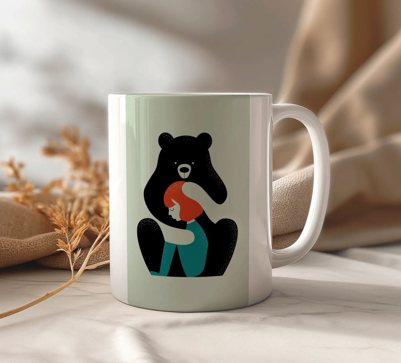 Bearhug tazza in ceramica da Doozal