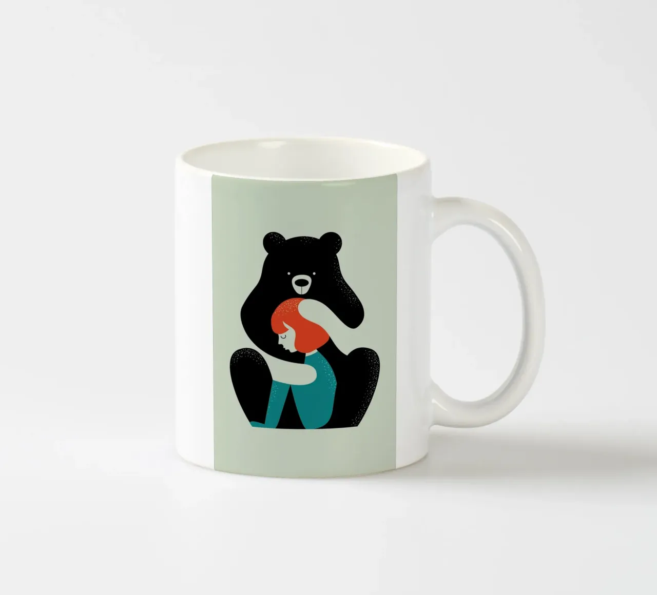 Bearhug keramische mok van Doozal