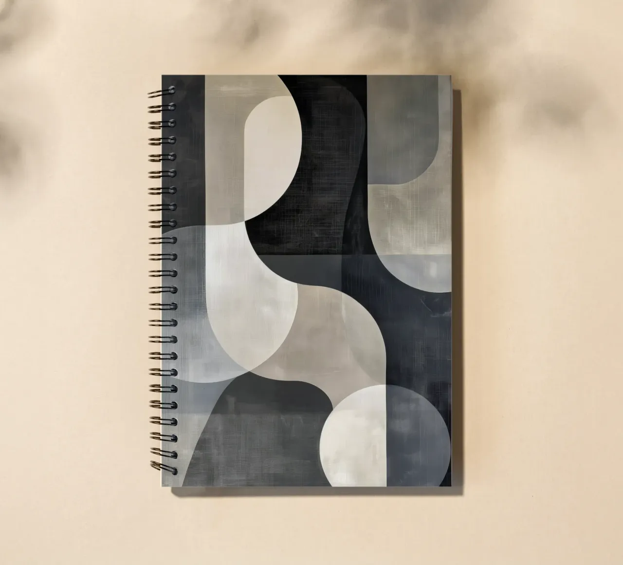 Abstract Bohemian spiral notebook by Imagine