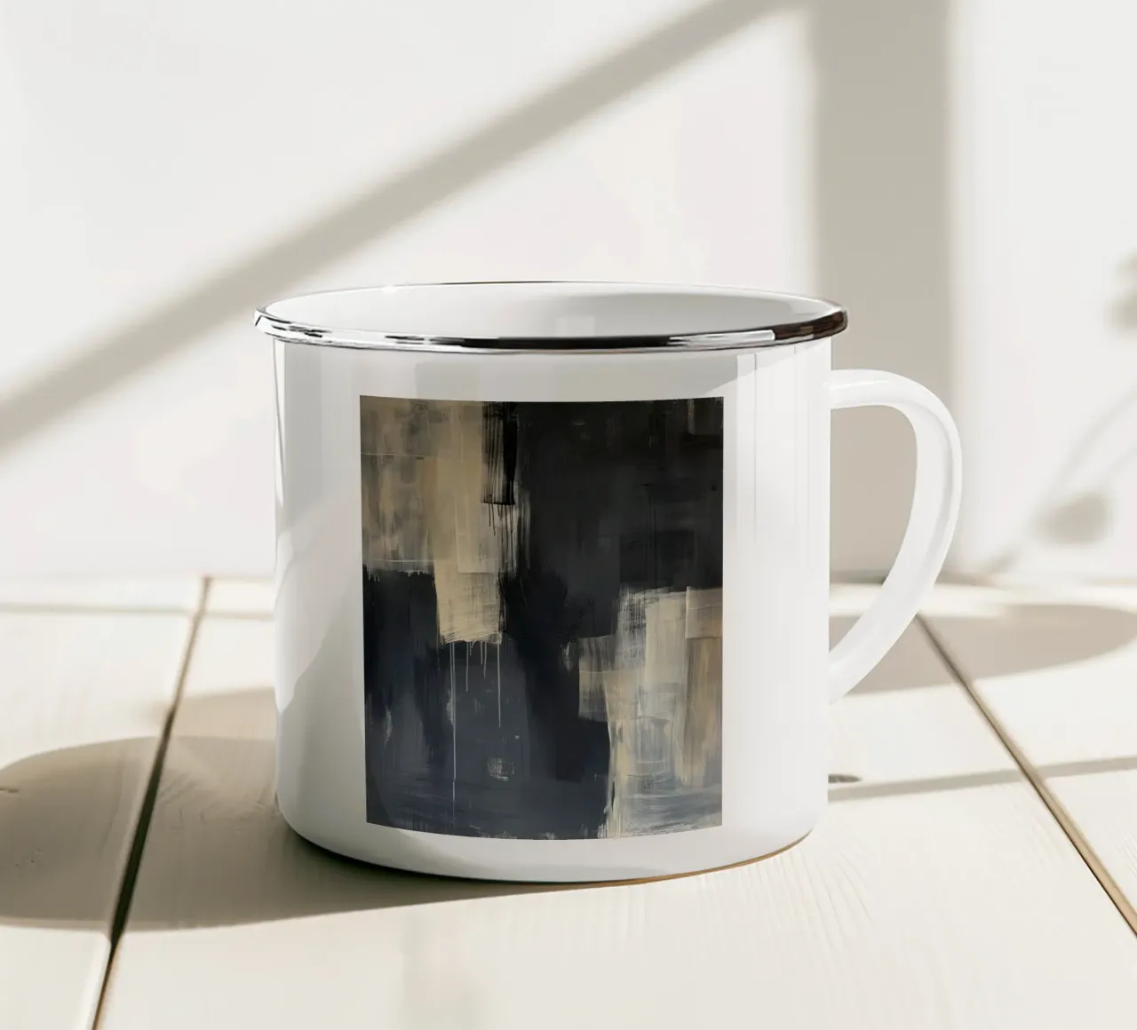 abstract emaille mok van Imagine