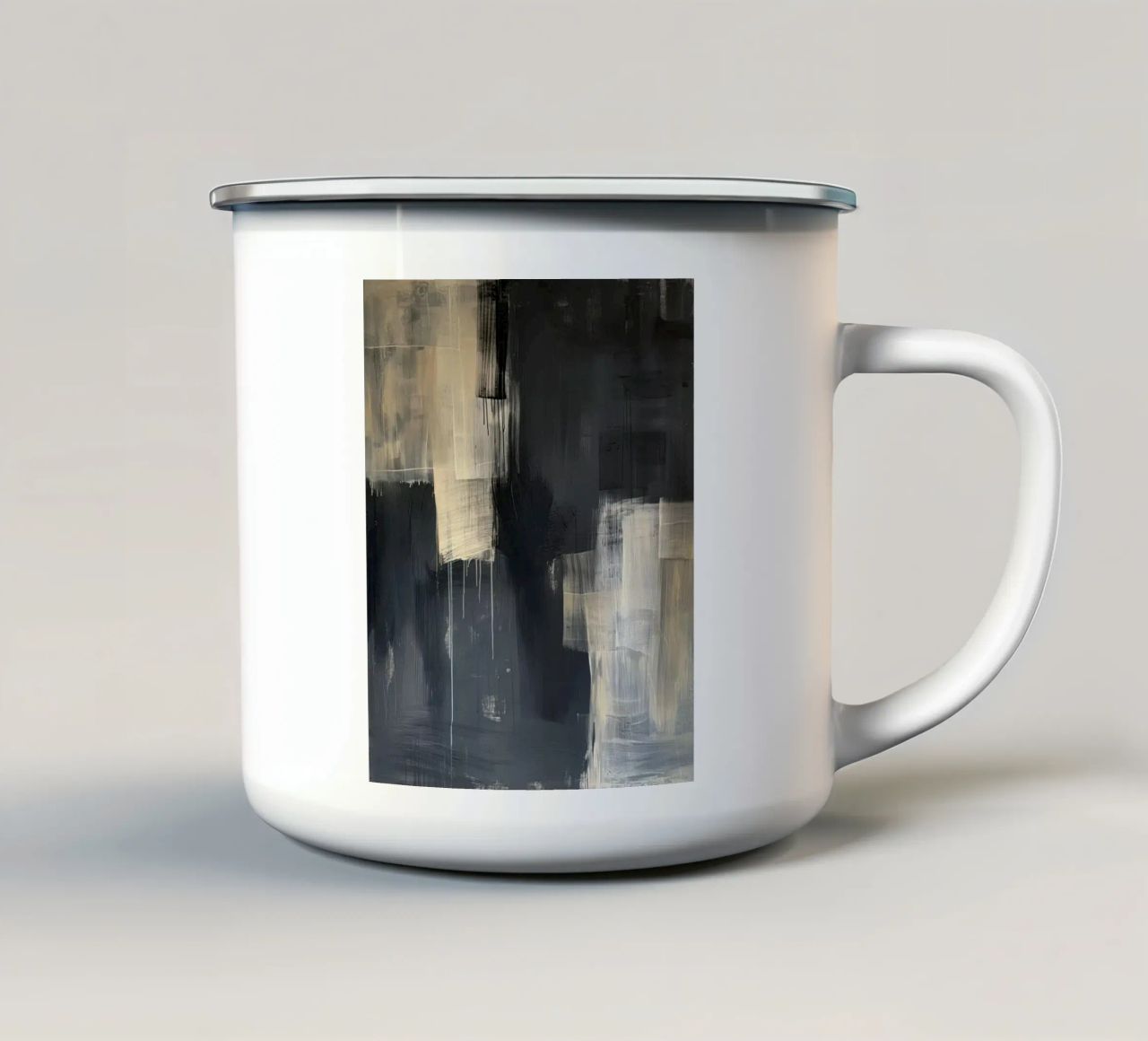 astratto tazza in smalto da Imagine