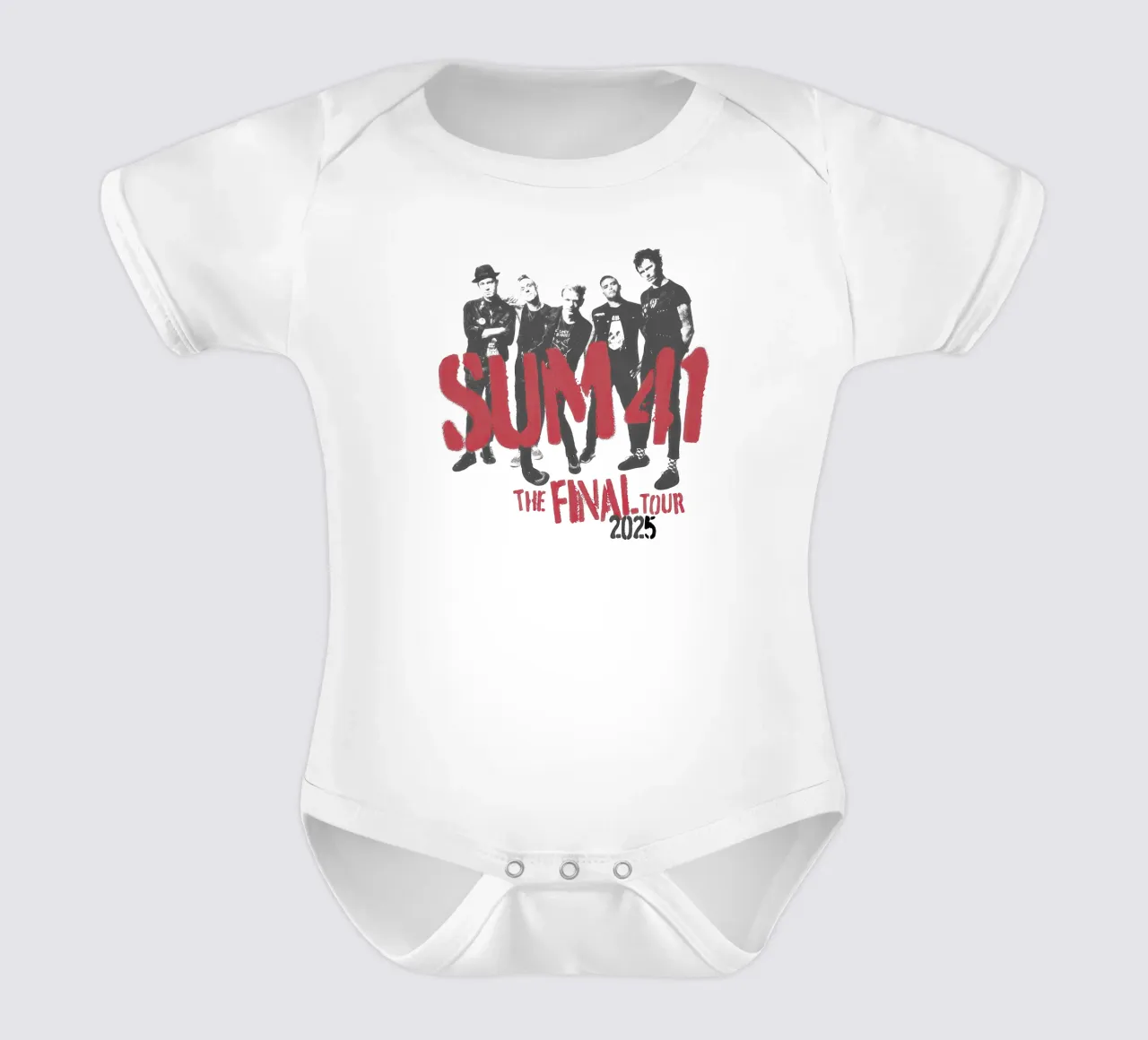 Sum 41 The Final Tour body neonato maniche corte da lindacleveland
