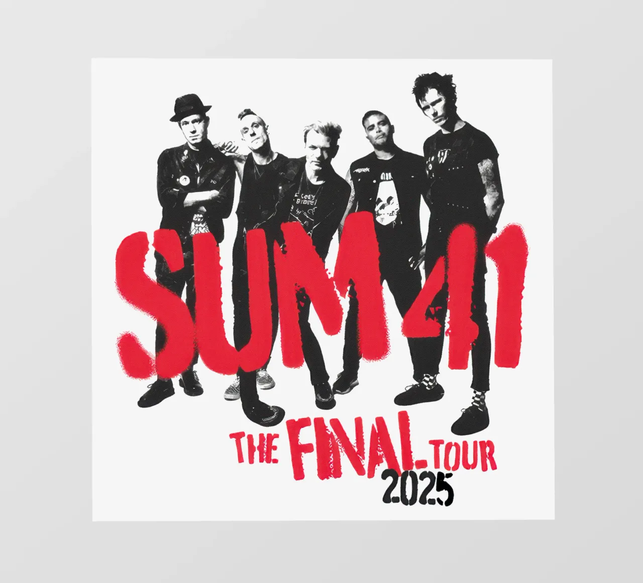 Sum 41 The Final Tour pellicola backlit da lindacleveland