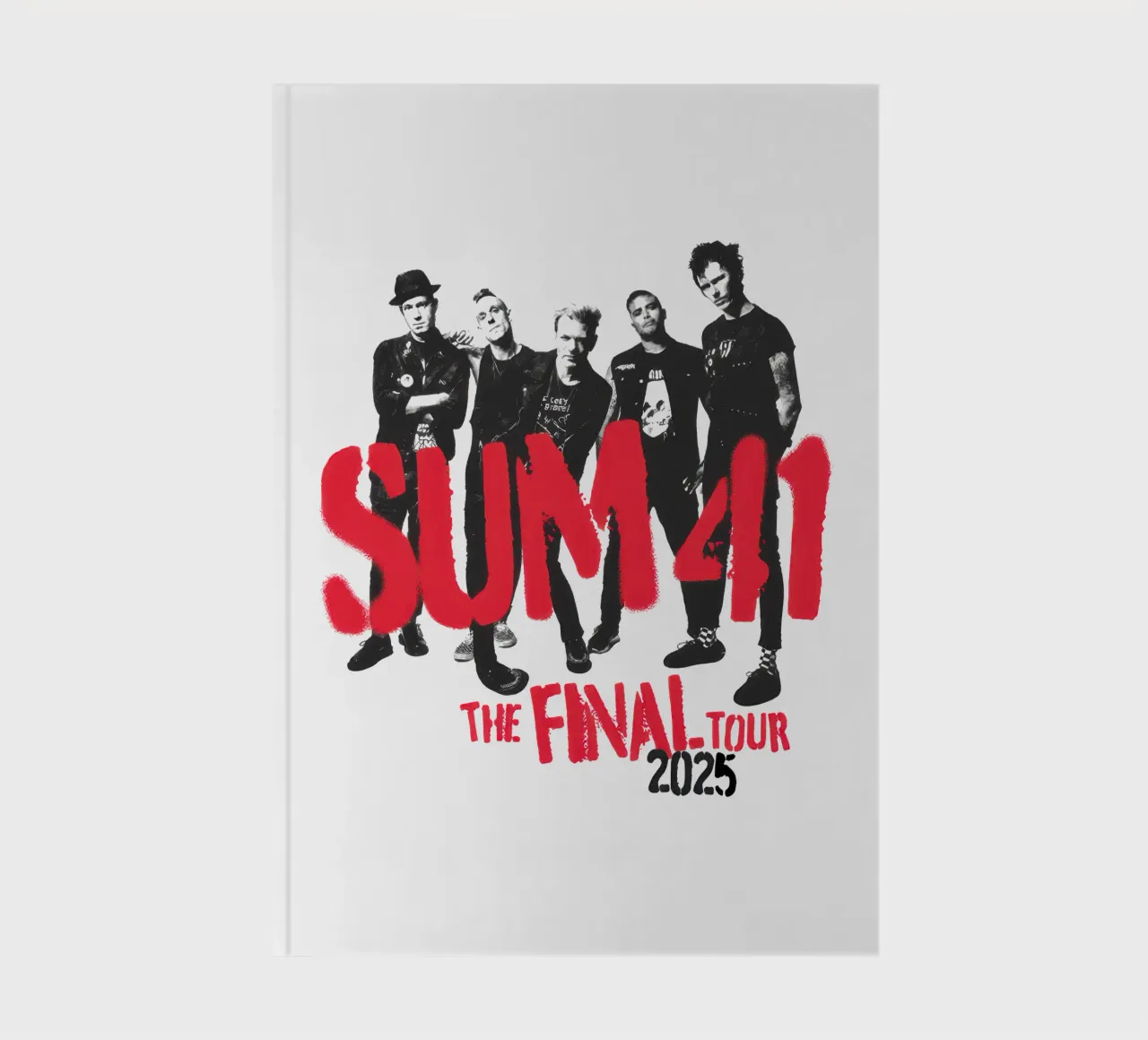 Sum 41 The Final Tour notebook by lindacleveland